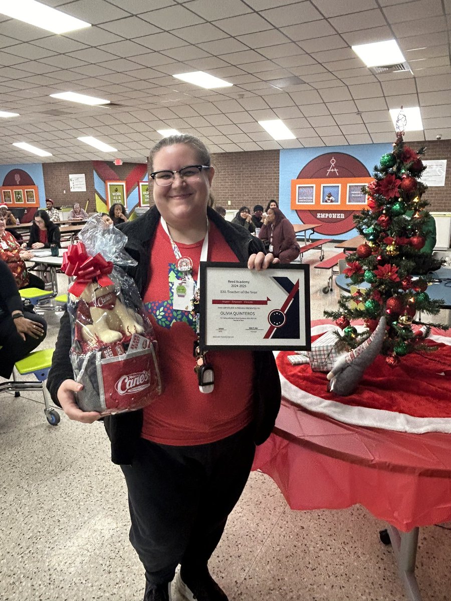 Reed Academy for Engineering (@reedacad_aisd) on Twitter photo Holiday Cheer <a href="/ReedAcad_AISD/">Reed Academy for Engineering</a> 🎄Congratulations to our Campus Teacher of the Year, @ Mrs. V. Menchaca, our SHABE Teacher of the Year, Mrs. Morales-Castillo, and our ESL Teacher of the Year, Mrs. Oltman- Quinteros! <a href="/DelilahStJulia1/">Delilah St.Julian</a> <a href="/Heatherwjjones/">Heather Jones</a> <a href="/DrWynneLaToya/">Dr. LaToya Wynne</a> <a href="/JaqueRQ1/">JR1</a> Holiday Cheer <a href="/ReedAcad_AISD/">Reed Academy for Engineering</a> 🎄Congratulations to our Campus Teacher of the Year, @ Mrs. V. Menchaca, our SHABE Teacher of the Year, Mrs. Morales-Castillo, and our ESL Teacher of the Year, Mrs. Oltman- Quinteros! <a href="/DelilahStJulia1/">Delilah St.Julian</a> <a href="/Heatherwjjones/">Heather Jones</a> <a href="/DrWynneLaToya/">Dr. LaToya Wynne</a> <a href="/JaqueRQ1/">JR1</a>