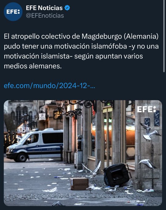Raclo20's tweet photo. Atentas contra un mercadillo navideño lleno de cristianos porque odias al islam, claro, claro...
Los lacayos del poder saben perfectamente que se dirigen a #deficientes mentales, por lo tanto, no hay limites.
Solo un suVn0rmal👇podría creerse algo así https://t.co/5g5JF3muwx