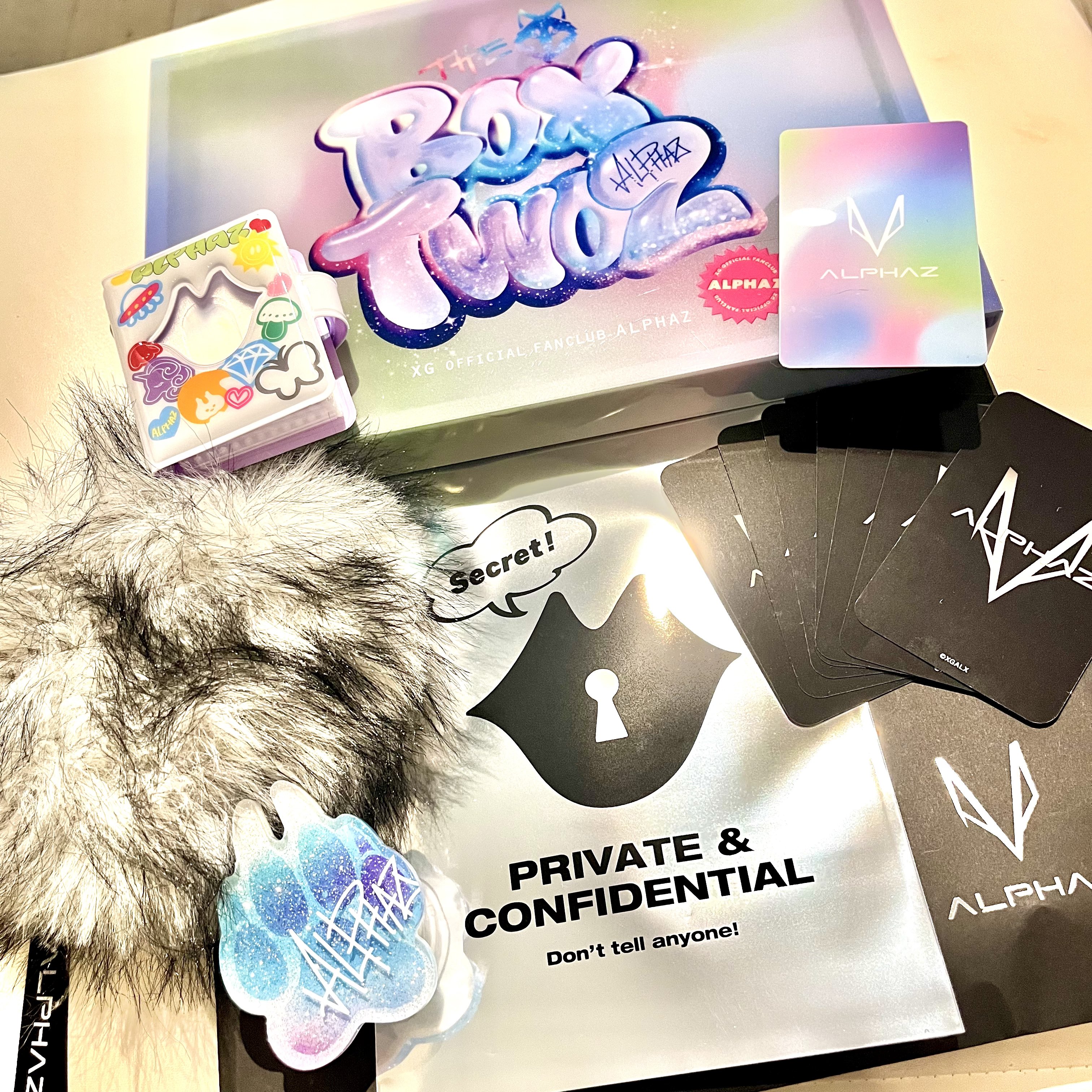 XG THE BOX2 フルセット XG OFFICIAL FANCLUB「ALPHAZ」】ANNUAL PREMIUM会員限定特典