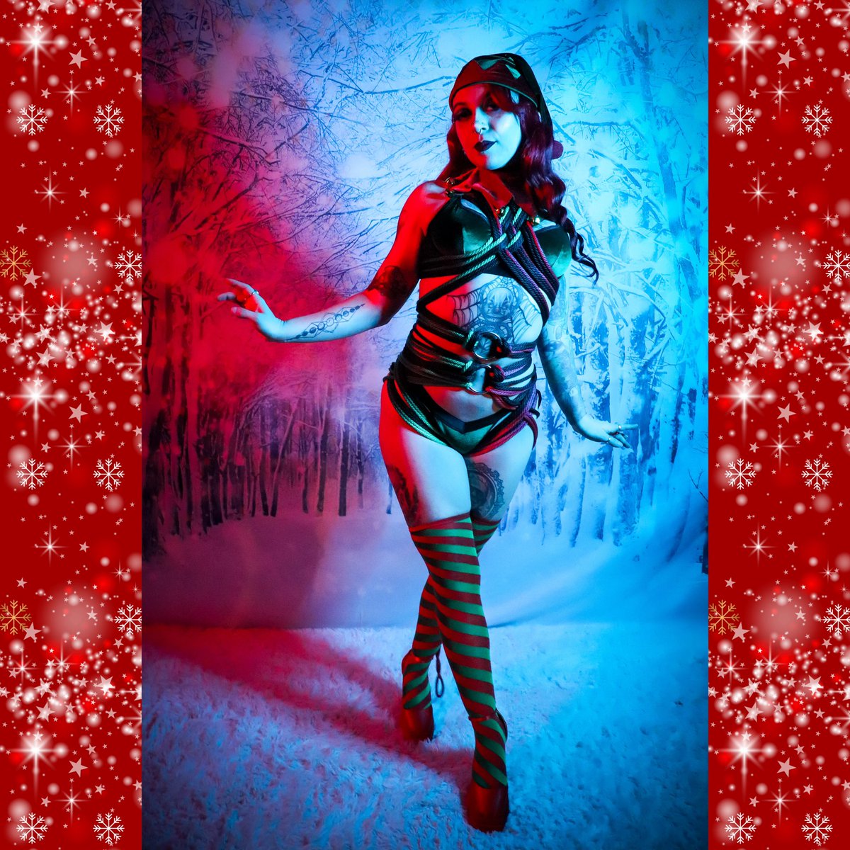 mrropestuff's tweet photo. Day 21: Hotter than a cup of cocoa. Even marshmallows can’t compete with this sweetness. Winter nights just got better. 

#25daysofshibari #rope #ropebondage #shibari https://t.co/gIiojbZJgT