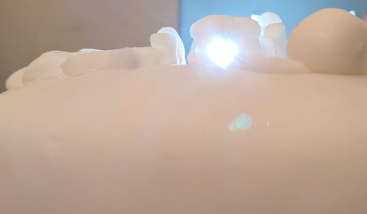 ColoursBurntIn's tweet image. Housemate and I decorated the Christmas cake last night. In honour of the Solstice we made a little Stonehenge tribute