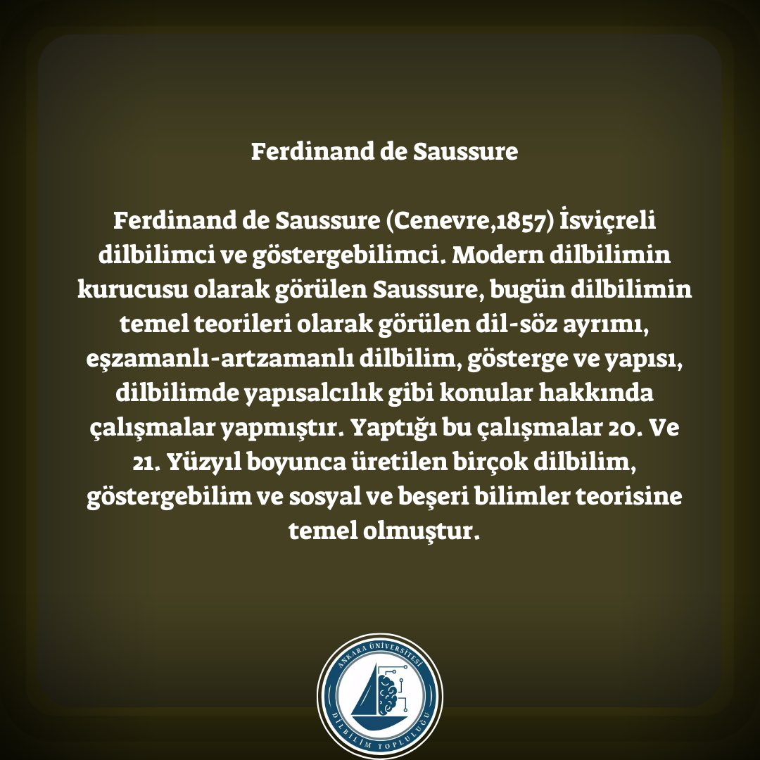 Ankara Üniversitesi Dilbilim Topluluğu (ADİT) tweet media