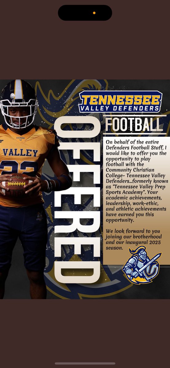 d1.three (@victorwhite55) on Twitter photo blessed to receive an offer from Tennessee Valley!!!
<a href="/page21marcus/">Marcus Page Sr</a> <a href="/AndreBroGoBuffs/">Coach Andre Bradford</a> <a href="/Dawglyfe80/">Reginald Mosley</a> blessed to receive an offer from Tennessee Valley!!!
<a href="/page21marcus/">Marcus Page Sr</a> <a href="/AndreBroGoBuffs/">Coach Andre Bradford</a> <a href="/Dawglyfe80/">Reginald Mosley</a>