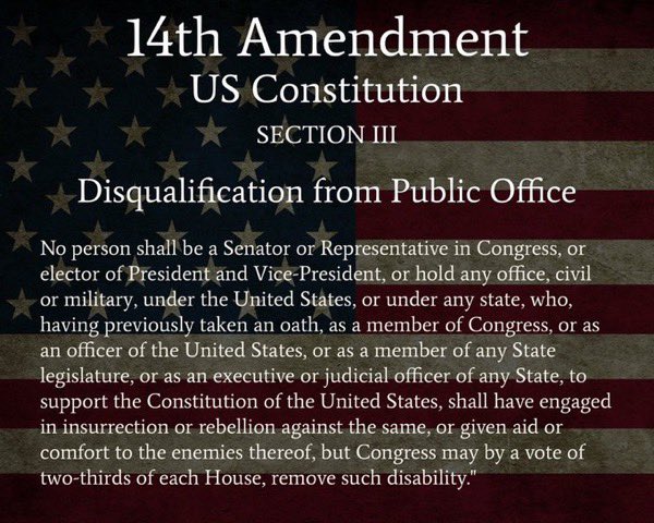 1silveramerican's tweet photo. @DonLawr86874954 Are we sure this applicable to the office of the President? https://t.co/u4YCtY6Rbo