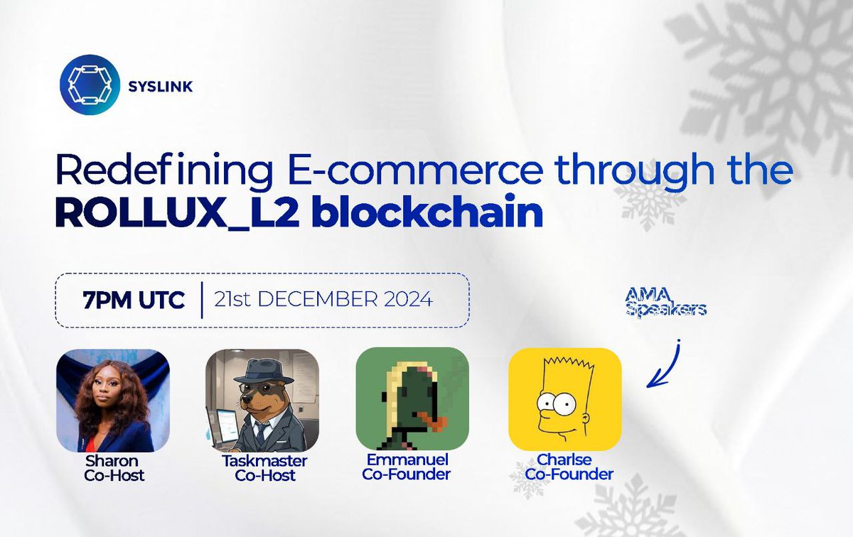 Reminder: Don't miss our live AMA session today!   Join us for an interactive discussion, updates, and Q&amp;A, 7 PM UTC.
x.com/i/spaces/1lDxL…