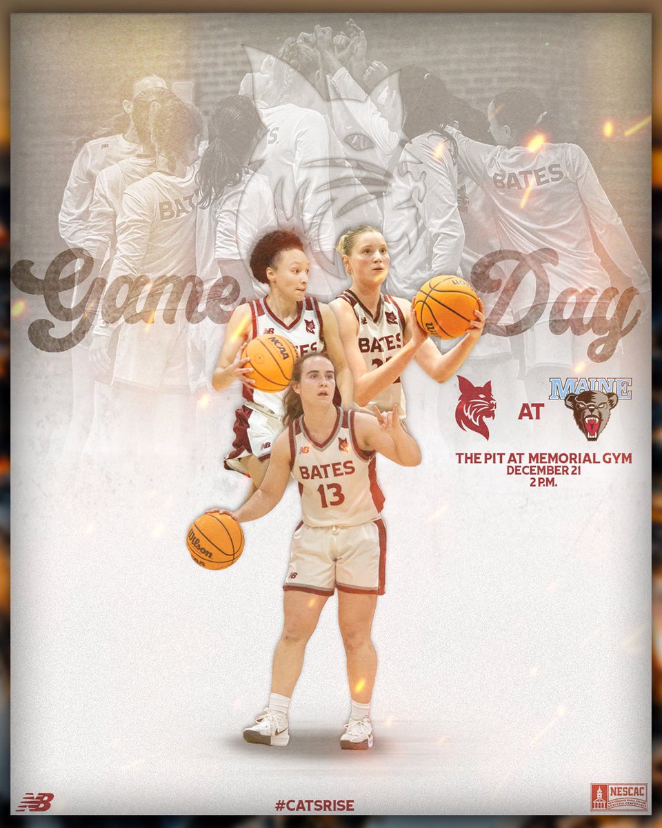 For the first time since 1981, Bates women’s basketball takes on the University of Maine! Tip is set for 2 p.m.

Catch all the action live from The Pit in Orono via the links in our gameday program: gobatesbobcats.com/gameday/womens…

#mesports #d3hoops #d1hoops #gobates
