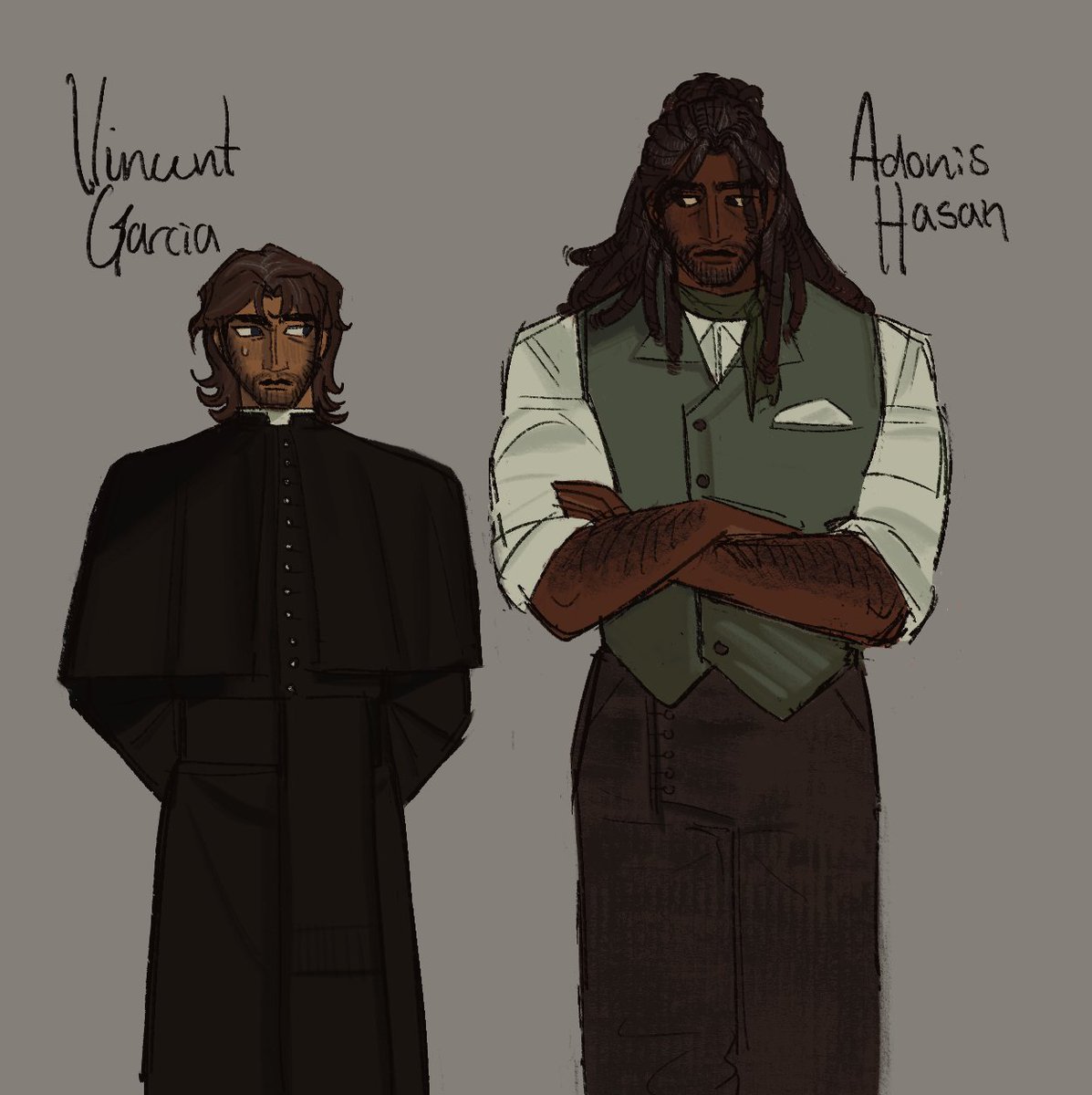 _cheyko's tweet photo. #charactersheet

babygirl priest and guy https://t.co/9idm7ea626