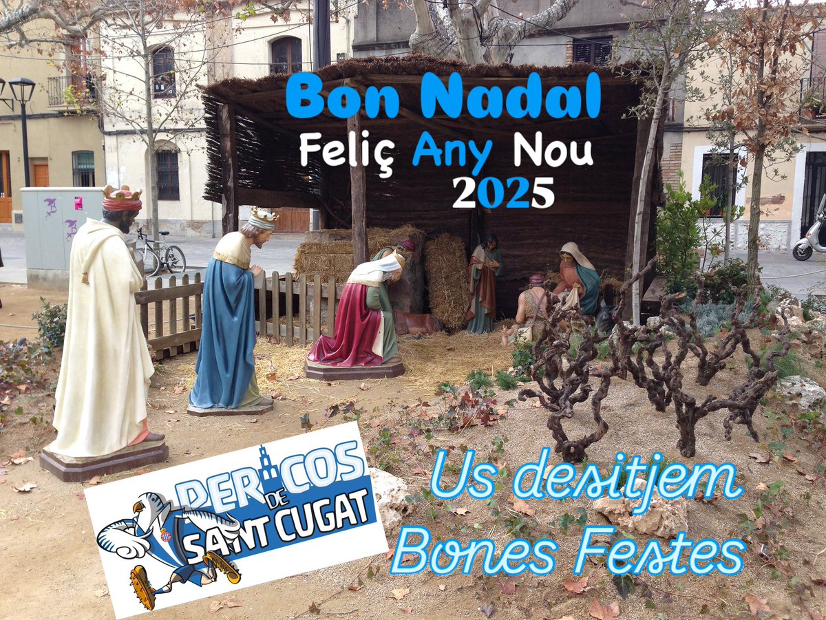 Pericos de SantCu us desitja un Bon Nadal i un Feliç Any 2025 en Blanc i Blau. #rcde #fcpe #rcdespanyoldebarcelona
<a href="/RCDEspanyol/">RCD Espanyol de Barcelona</a> <a href="/fcp_espanyol/">FCPE</a>