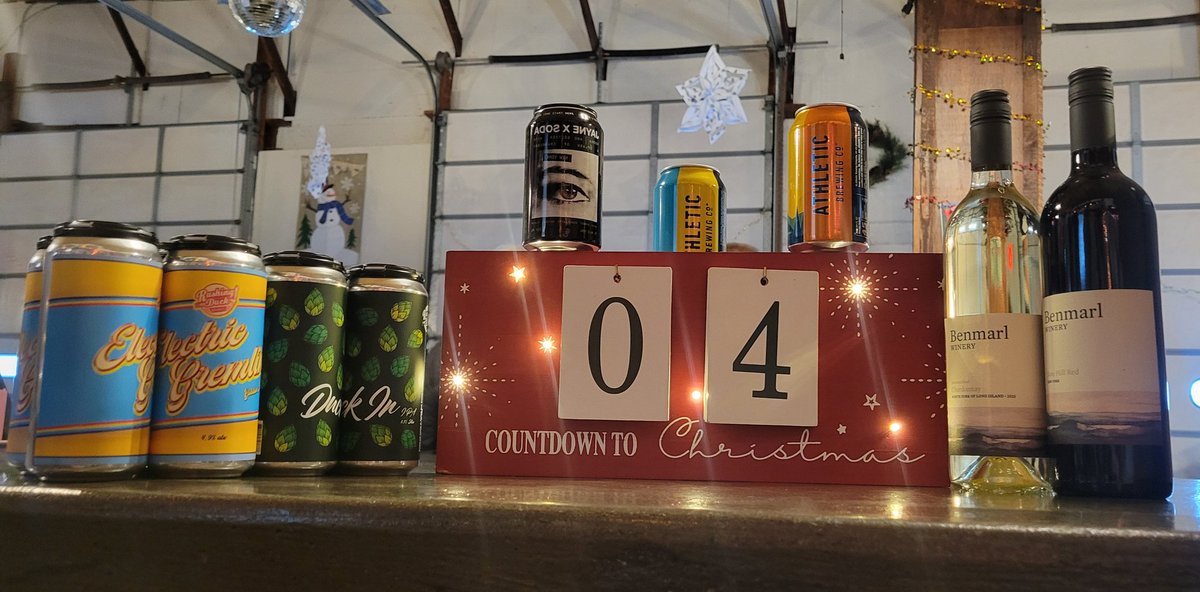 ❄️It sure looks like a winter wonderland out there for the first day of winter ❄️

🎄You all can spend the official start of winter with the whole family here at RD? We have 20 lines of beer and cider, wine, canned cocktails, and non-alcoholics, something for everyone!