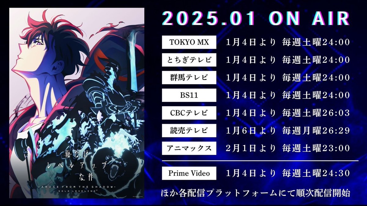 ╋━━━━━━━━━━━ #俺だけレベルアップな件 𝐒𝐞𝐚𝐬𝐨𝐧𝟐