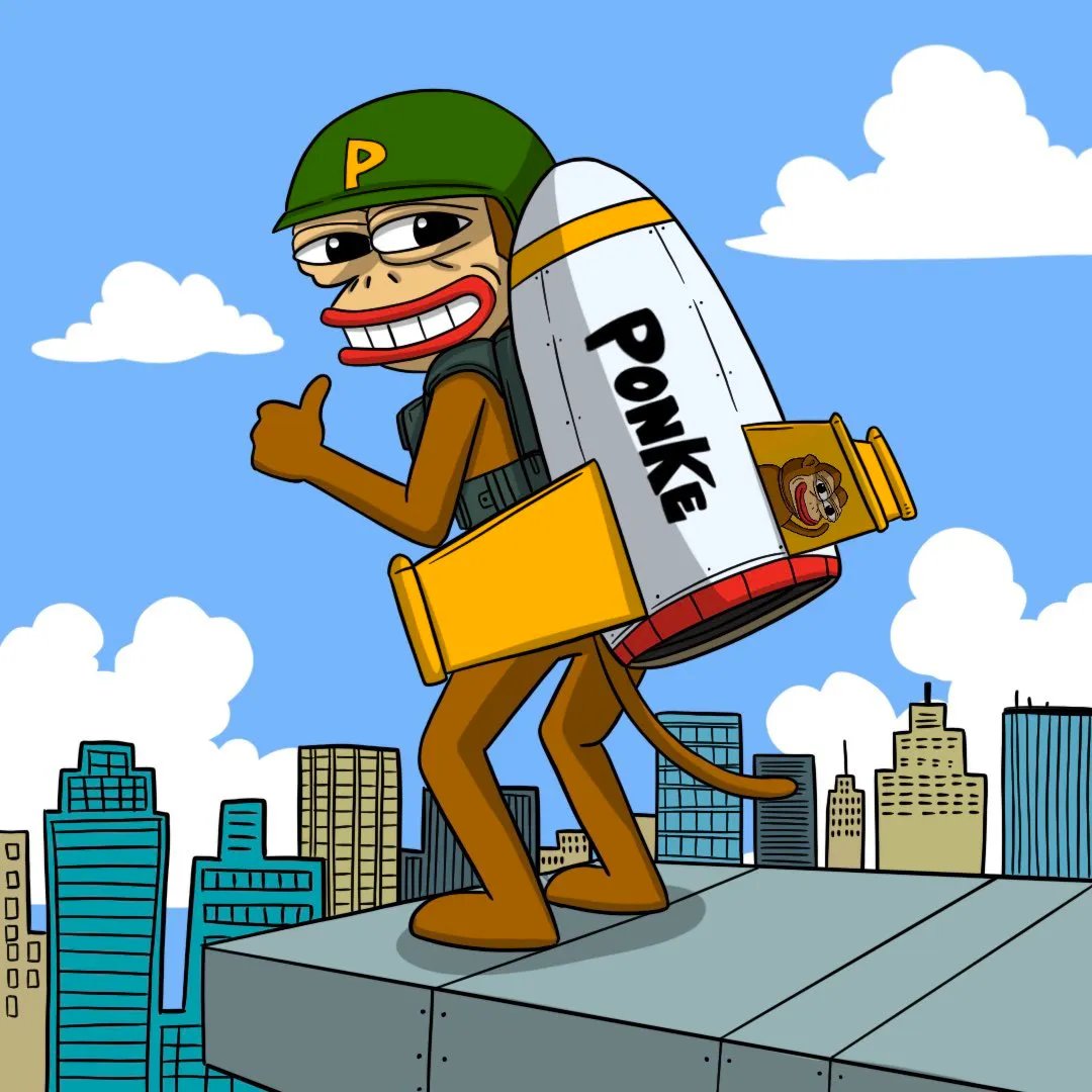 PONKE is being slept on so hard right now. Sleeping on the most bullish  community in Crypto would be a HUGE mistake. Strap in. 🪖 @ponkesol
