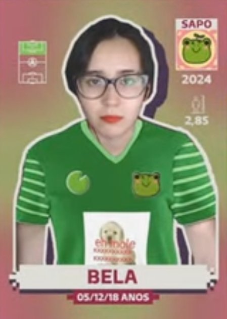 é ela.