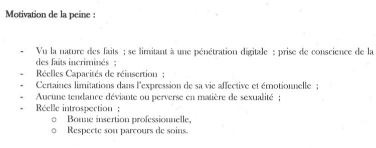 LaureDaussy's tweet photo. Procès des viols de Mazan : pour comprendre l’individualisation des peines, deux exemples des motivations établies par la cour criminelle du Vaucluse. L’un, pour un accusé condamné à 5 ans de réclusion, l’autre à 10 ans. #Mazan https://t.co/NLpuuCNVz7