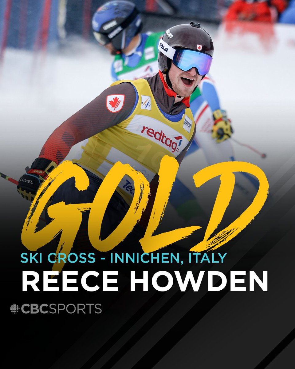 Canada’s Reece Howden wins World Cup ski cross gold in Italy for his second win of the season! 🇨🇦🥇

Full story: cbc.ca/1.7416635

Top Peak presented by <a href="/MackenzieInvest/">Mackenzie Investments</a>