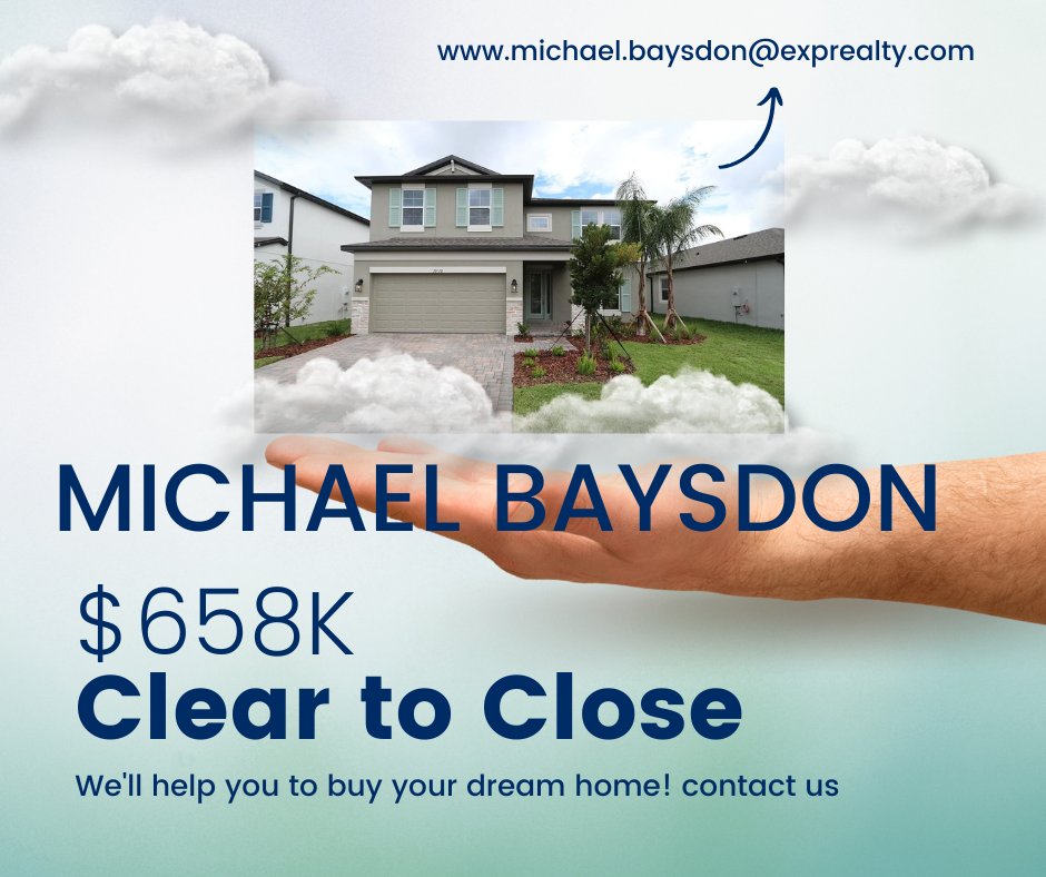 🚨 Exciting News! 🚨 

🎉 Big news! Congrats to **Michael Baysdon** for getting the **Clear to Close** on his buyer's home purchase! 🏡✍️ Another dream coming true thanks to your dedication.  

#ClearToClose #eXpRealty #TopAgentGroup