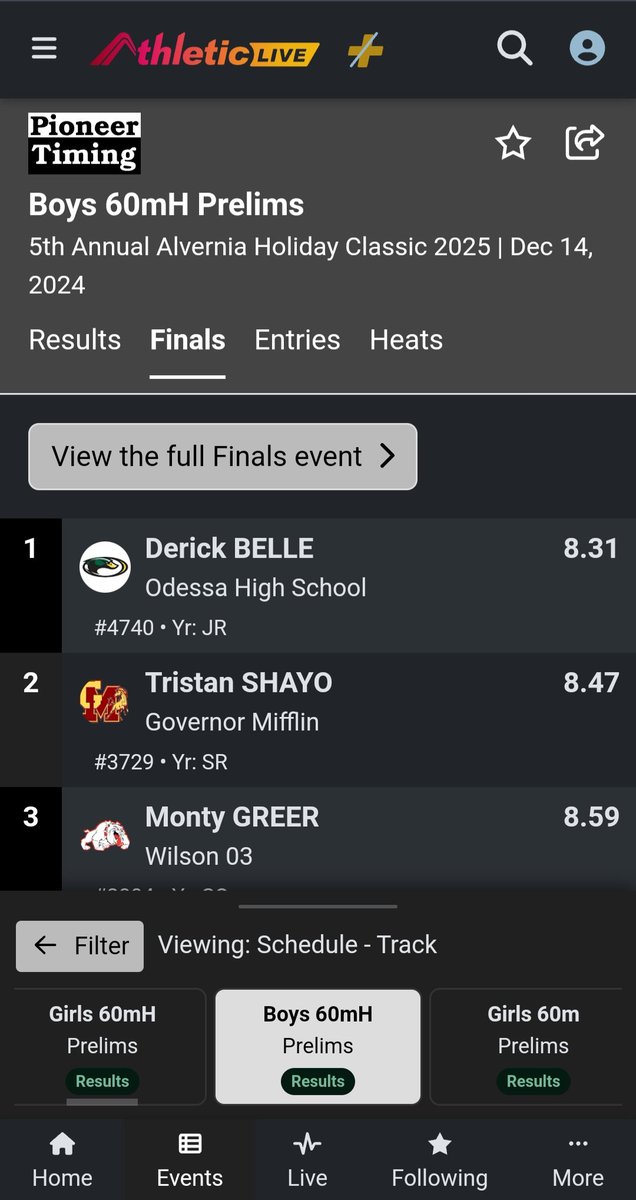 Derick (@DbHurdles) / Posts / X