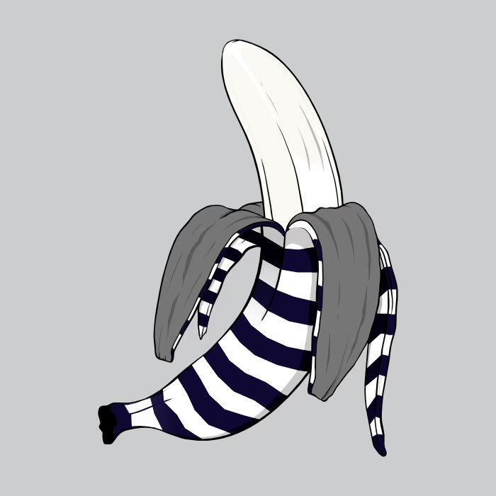 <a href="/NarcoDelfino/">Narco Delfino</a> <a href="/isle_of_NaN/">isle of NaN 🍌🧜‍♀️🏝</a> I have this 🍌 almost all striped!  
And this weird greyscale one!