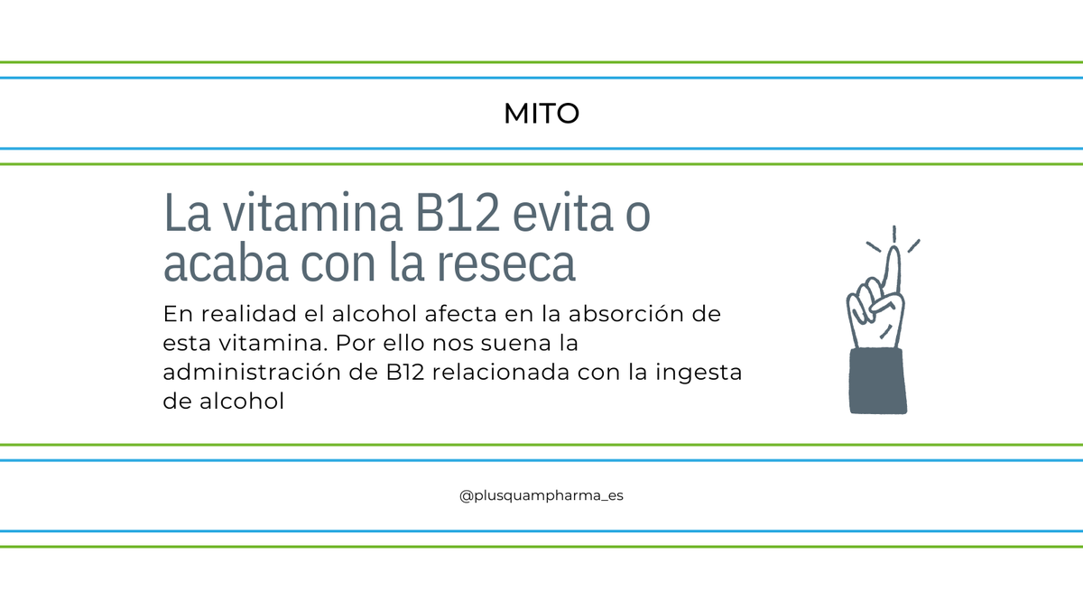 PlusQuamPharma's tweet photo. ¿Alguna vez habías escuchado que la vitamina B12 ayuda a evitar la resaca o a paliarla?

Resulta ser un mito . En realidad es casi lo contrario: 🤔
.
.
.
#mito #curiosidad #alcohol #resaca #vitaminab12 #b12 #pqp #plusquampharma https://t.co/RZJXTalz1X