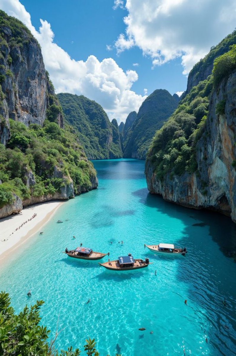Private beach in Thailand