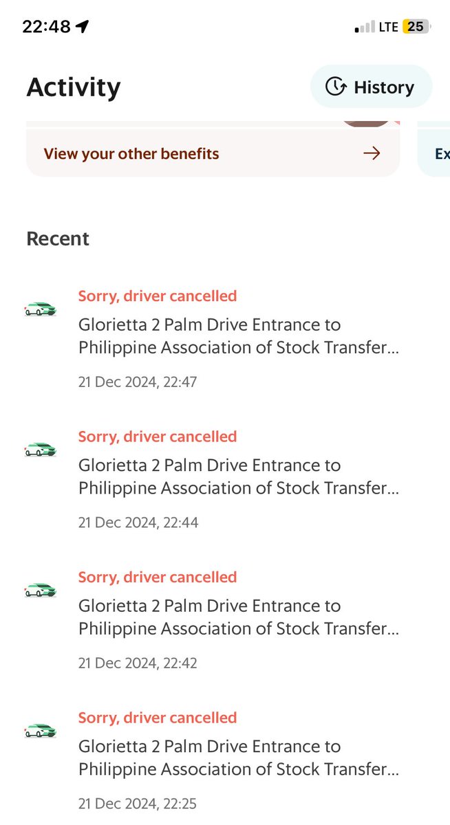 cornyconcorn's tweet photo. Grabe naman @grabph https://t.co/co2CryIEEh