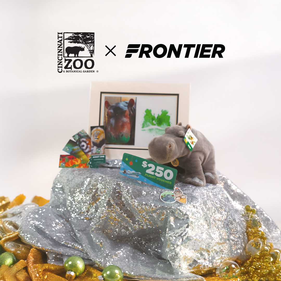 On the 11th Day of Giveaways, Frontier gave to me... 4 Tickets to the Cincinnati Zoo, a 3-night stay at the Hotel Covington + 4 free flights! 🦛

HOW TO ENTER:
1. Follow @flyfrontier and @cincinnatizoo
2. Like this post
3. Enter here ➡️ bit.ly/49DtYCw
✨Bonus entry!