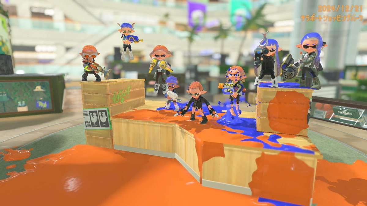 FunRush_'s tweet image. 本日、スプラトゥーンサークル忘年会に参加させていただきました！非常に楽しい時間を過ごすことができて大満足です！お誘いいただきありがとうございました！