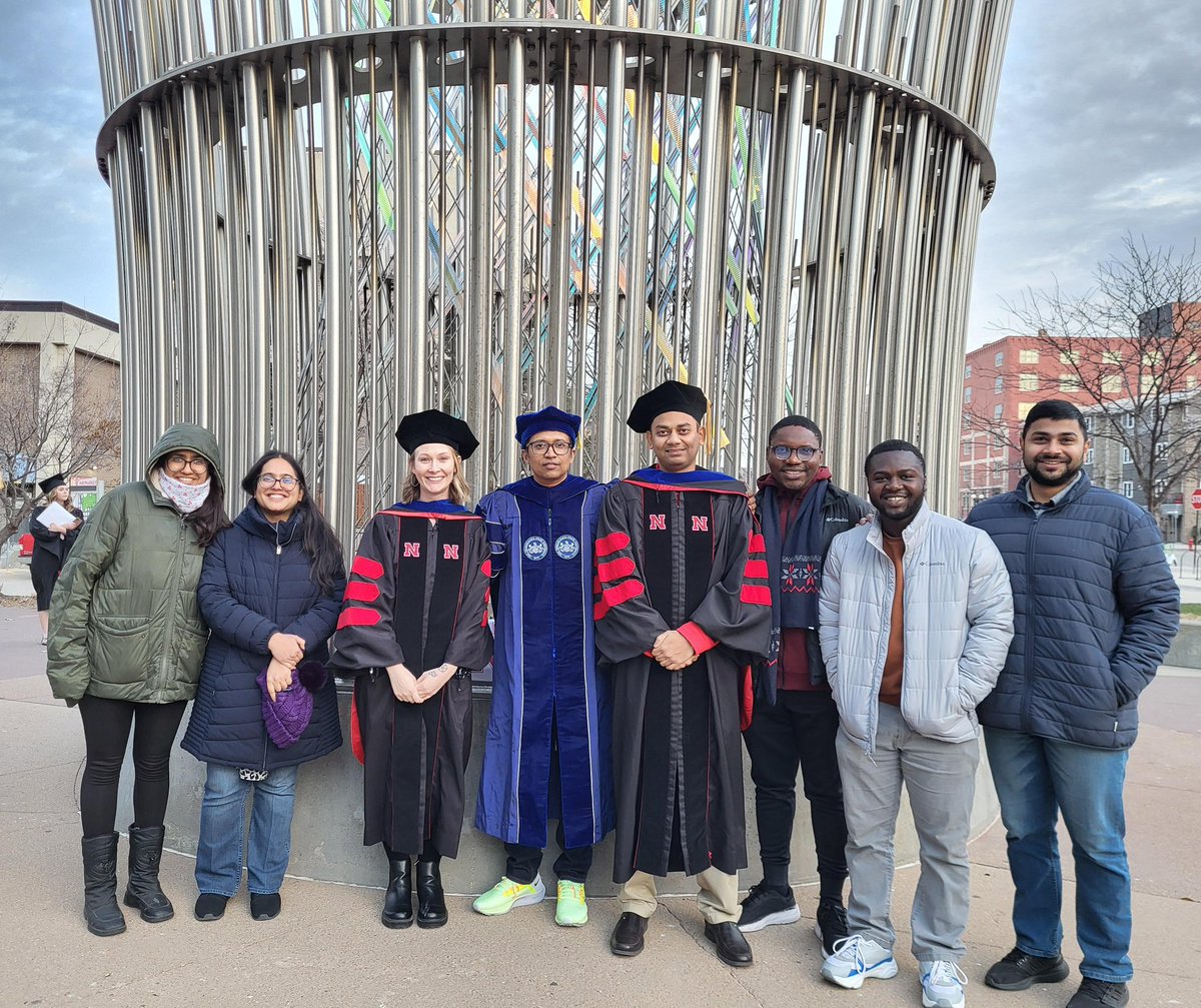 Rajib Saha (@rsaha_phd) on Twitter photo #PhD #6 & #7 in the bag! Congrats <a href="/UNLincoln/">University of Nebraska-Lincoln</a> <a href="/NebEngineering/">Nebraska Engineering</a> <a href="/SSbio_UNL/">SSbioUNL</a>’s Niaz Chowdhury & Dianna Morris on their graduation, thanks to funding support from <a href="/NSF/">U.S. National Science Foundation</a> & <a href="/USDA/">Dept. of Agriculture</a>! Their exemplary professionalism & perseverance will be missed! Congrats folks! #PhD #6 & #7 in the bag! Congrats <a href="/UNLincoln/">University of Nebraska-Lincoln</a> <a href="/NebEngineering/">Nebraska Engineering</a> <a href="/SSbio_UNL/">SSbioUNL</a>’s Niaz Chowdhury & Dianna Morris on their graduation, thanks to funding support from <a href="/NSF/">U.S. National Science Foundation</a> & <a href="/USDA/">Dept. of Agriculture</a>! Their exemplary professionalism & perseverance will be missed! Congrats folks!
