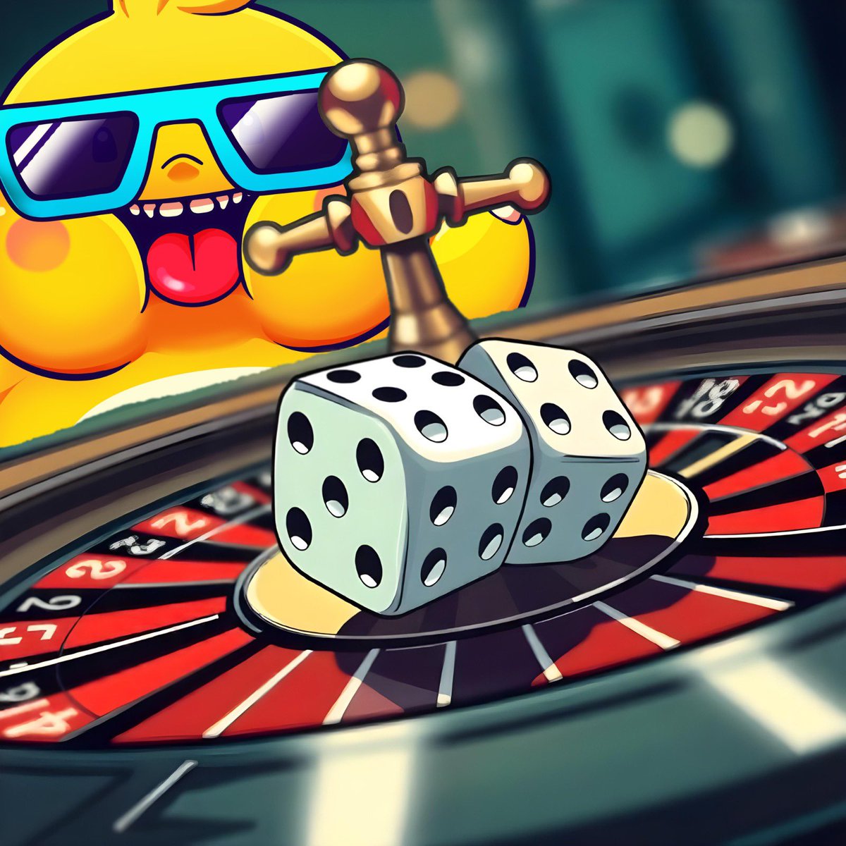 DoinkCoinSolana's tweet photo. $Doink : When the odds say no, but you say YOLO! https://t.co/y77lAS2WBC