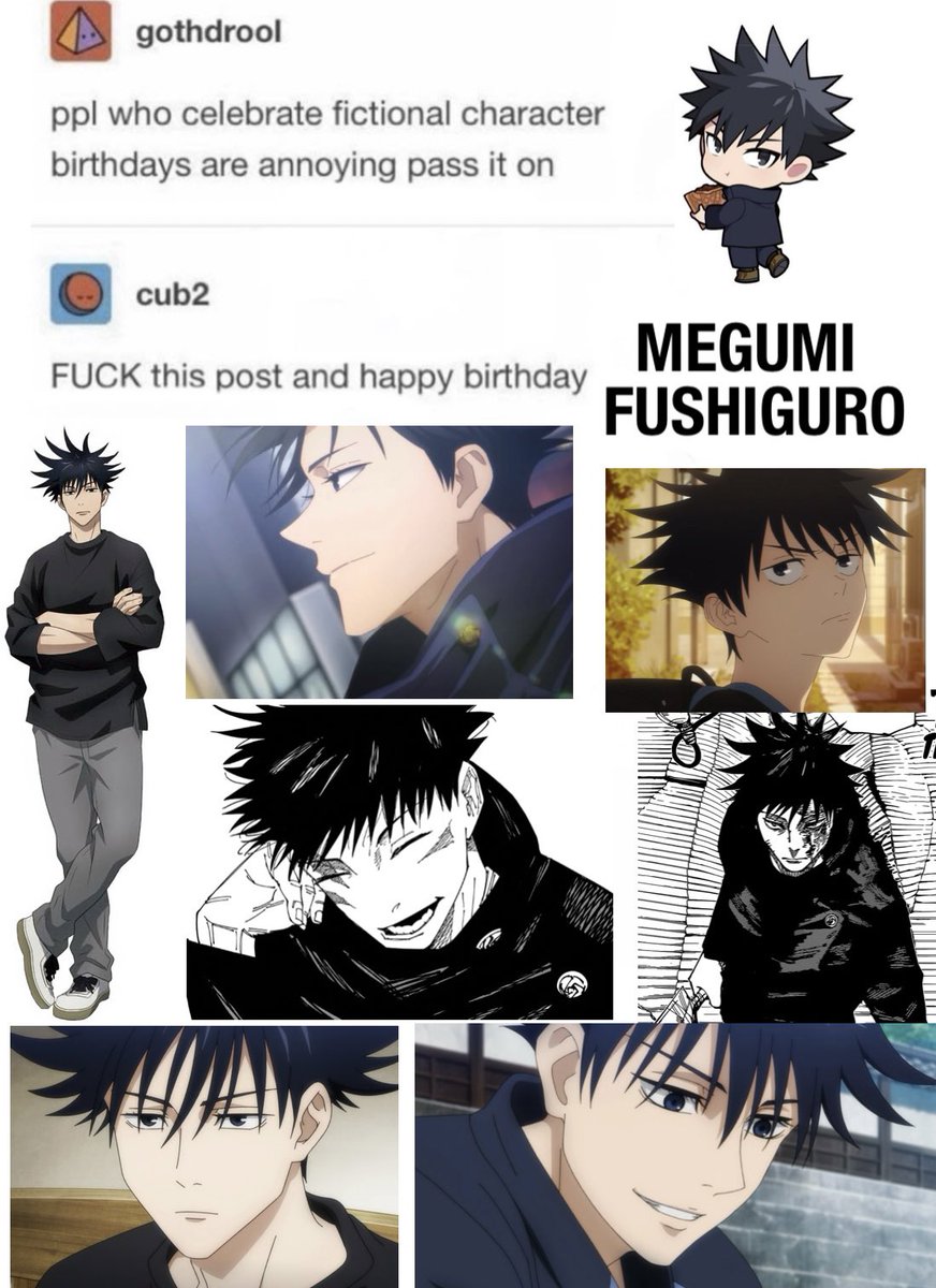 HAPPY BIRTHDAY MEGUMI FUSHIGURO