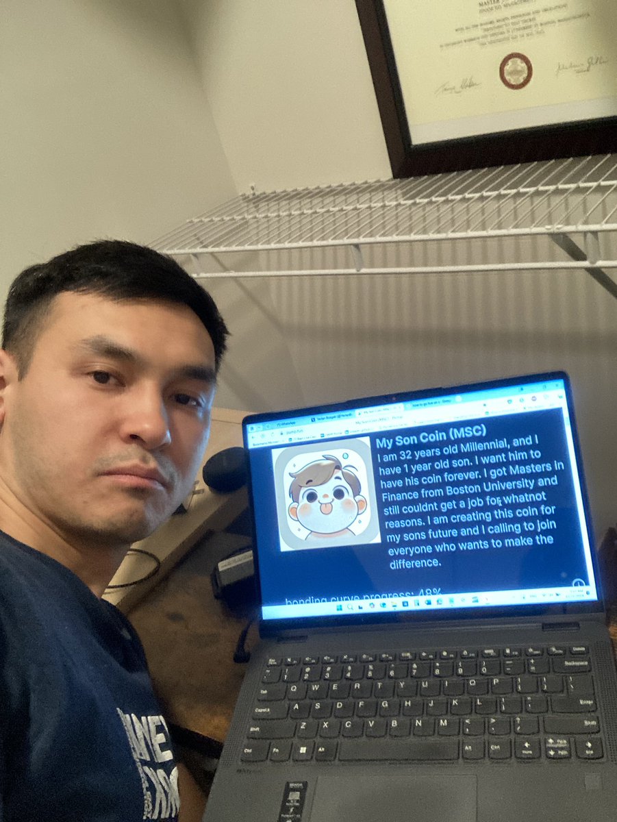 blackdogecto's tweet photo. @Param_eth MSC - my son coin
This man created token for his 1yo son.
Locked 99% of his supply til 2040.
Buy and hold for your kid too guys!!
4N4iRskLuSLwdGkbvGh2fncZfPKKbXFX6bPEZux2pump
Tg https://t.co/3ji2Fckh87
#msc #forourson https://t.co/5c7uhGEycn