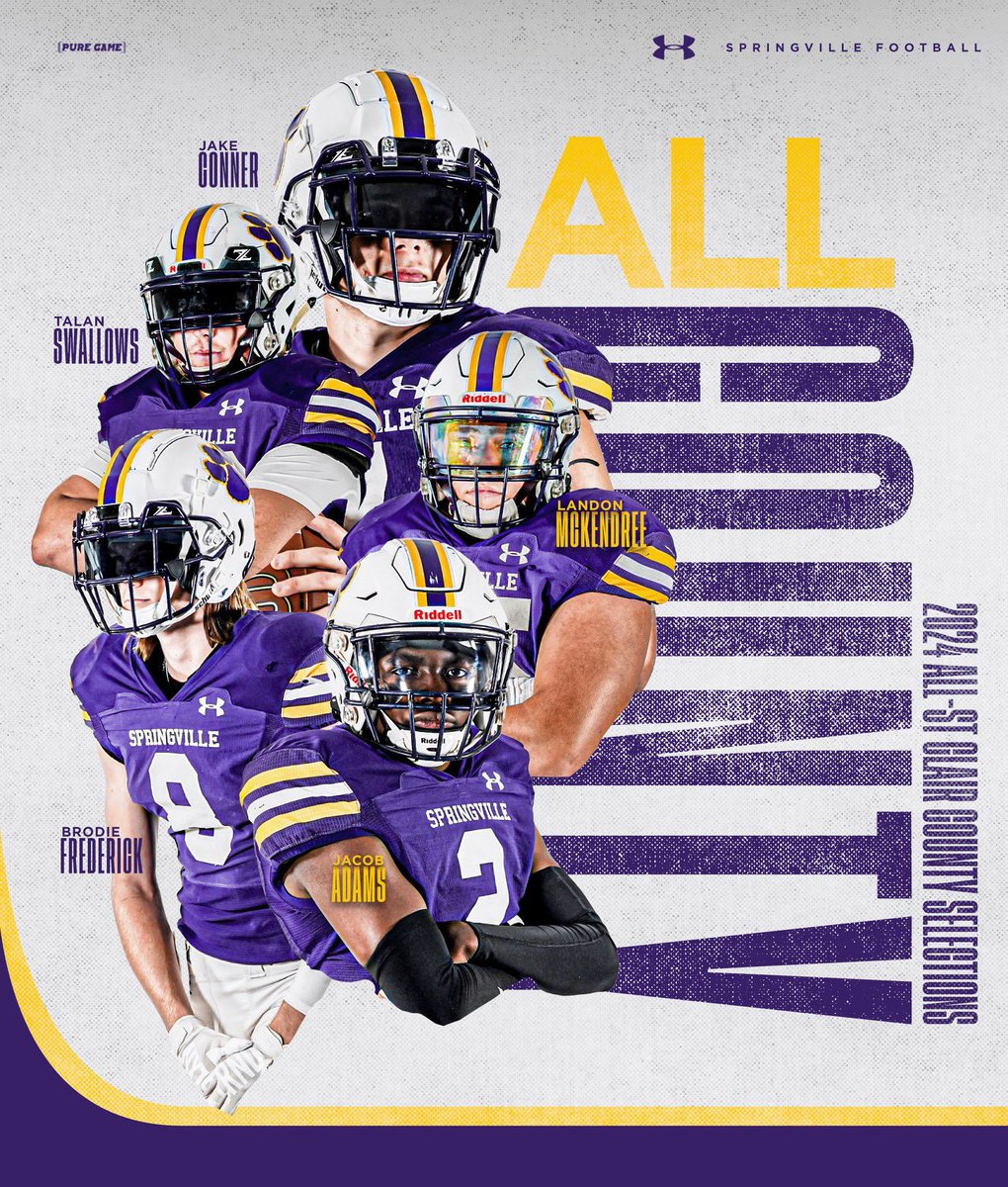 SpringvilleFB's tweet image. Congratulations to all of our guys that were recognized after the season!