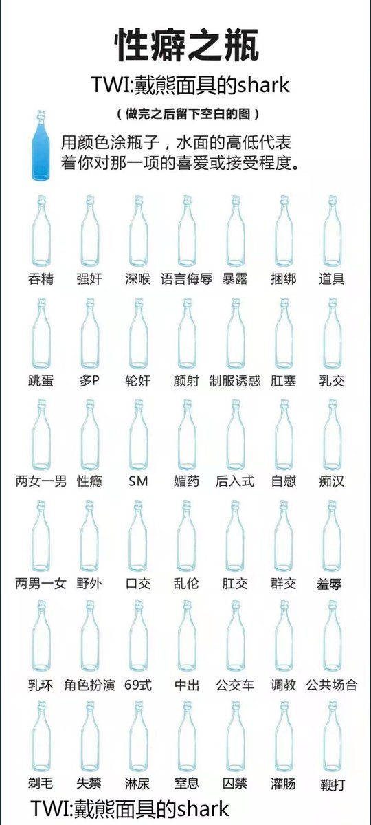 Zenjan29's tweet photo. 性癖瓶子谁填 https://t.co/apFJXgpNjJ