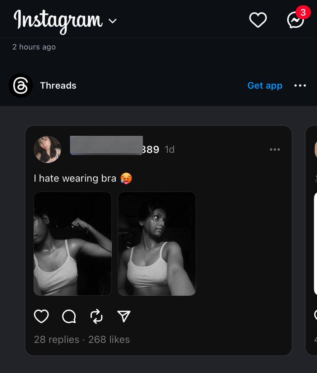 HeySaed33's tweet image. Hey @instagram , I’ll join Thread when you stop selling me sexualized content. Until then, hard pass. ✋ #MetaManipulation