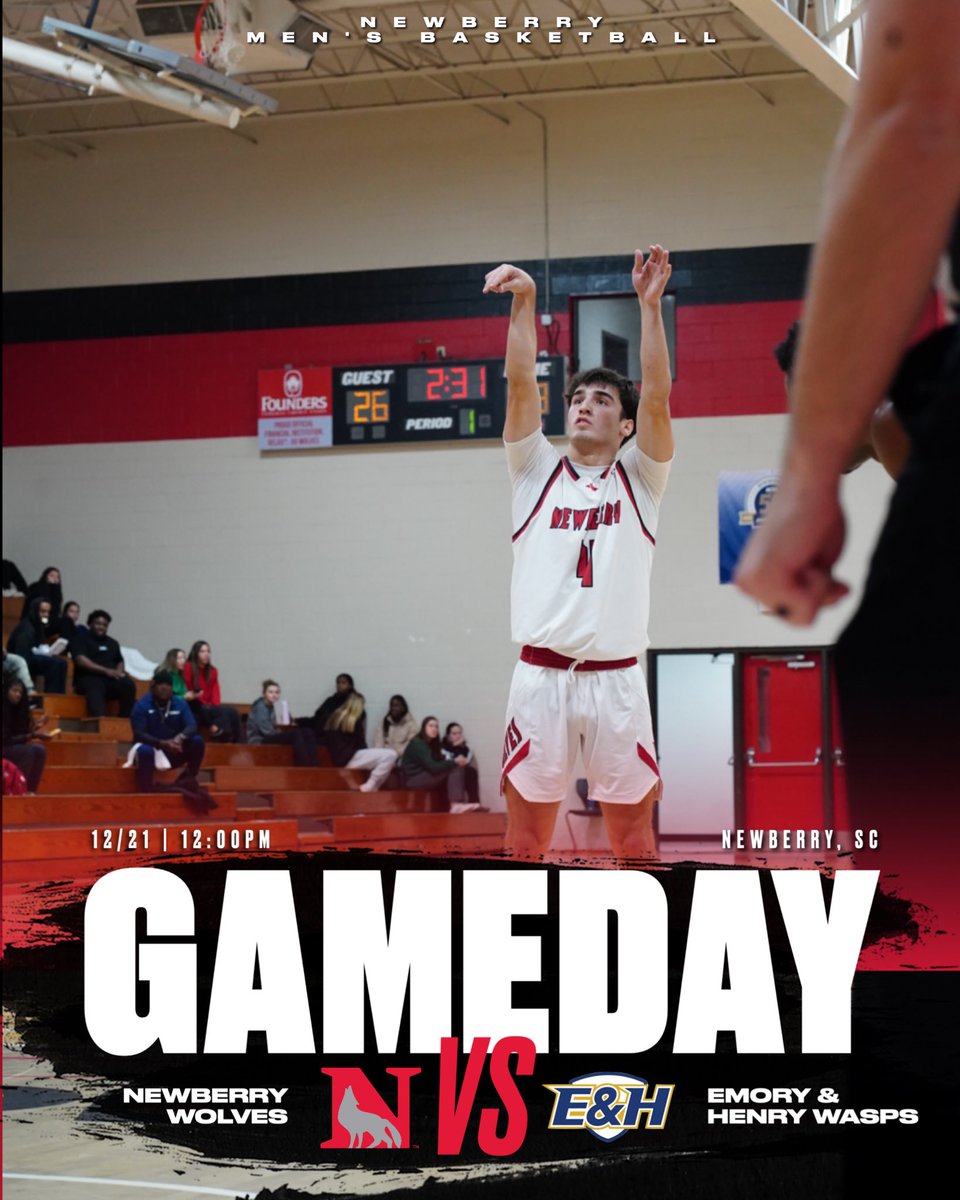 Newberry Wolves (@newberrysports) on Twitter photo Them Berry Boyz 💪🏽 <a href="/NewberryMBB/">Newberry College Men’s Basketball</a>
🆚<a href="/GoWasps/">Emory & Henry Wasps</a>
📍Newberry, SC (Eleazer Arena)
📽️ shorturl.at/hhU7N
📊 shorturl.at/pMLMD
📻 shorturl.at/2JDSg Them Berry Boyz 💪🏽 <a href="/NewberryMBB/">Newberry College Men’s Basketball</a>
🆚<a href="/GoWasps/">Emory & Henry Wasps</a>
📍Newberry, SC (Eleazer Arena)
📽️ shorturl.at/hhU7N
📊 shorturl.at/pMLMD
📻 shorturl.at/2JDSg