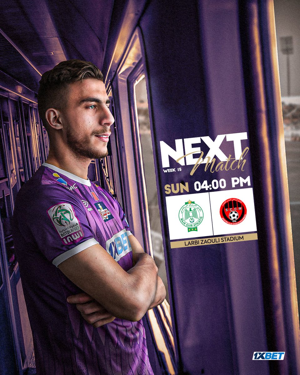 RCAofficiel's tweet image. Ready and looking forward to our next game against #SCCM 👊
🎟️ Buy your ticket via the link below:
raja.guichet.com/matches/rca-vs…