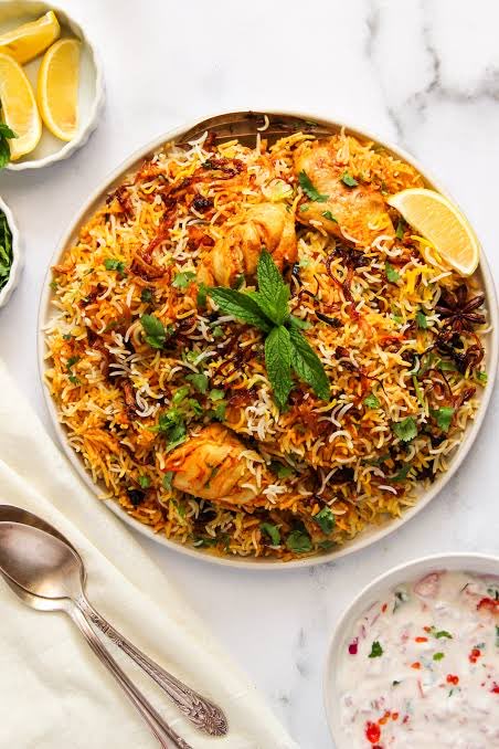 BackchodGPT's tweet photo. New GST rates for Biryani  - 

Veg Biryani - 5% GST
Paneer Biryani - 8% GST
Chicken Biryani - 12% GST
Mutton Biryani - 18% GST
Kauwa Biryani - 28% GST https://t.co/IornMbuKmH