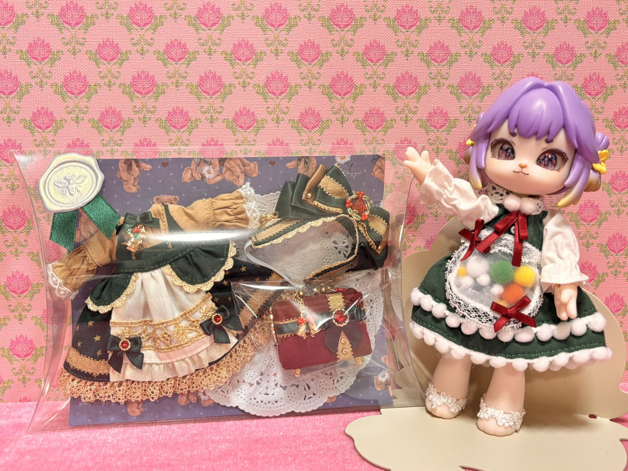 オビツ11 112ドール 服セット ボニーバニー せま クリスマス限定