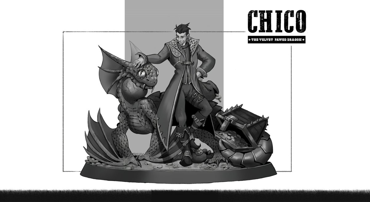 Chico - Pra ver todo o processinho dá uma olhada lá no Artstation 😏(artstation.com/artwork/eRVPbJ)