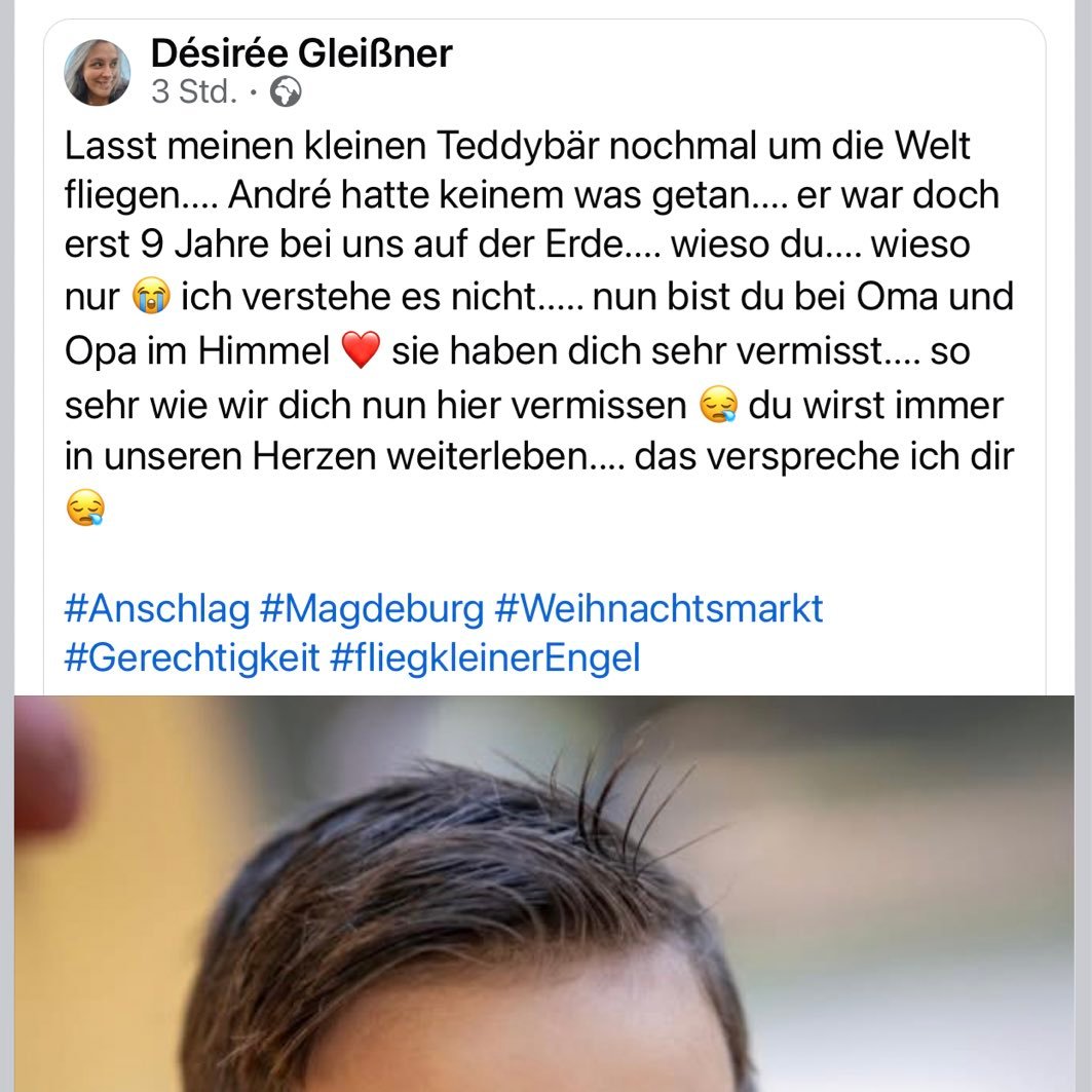 Flieg kleiner André. 
Es bricht einem das Herz.