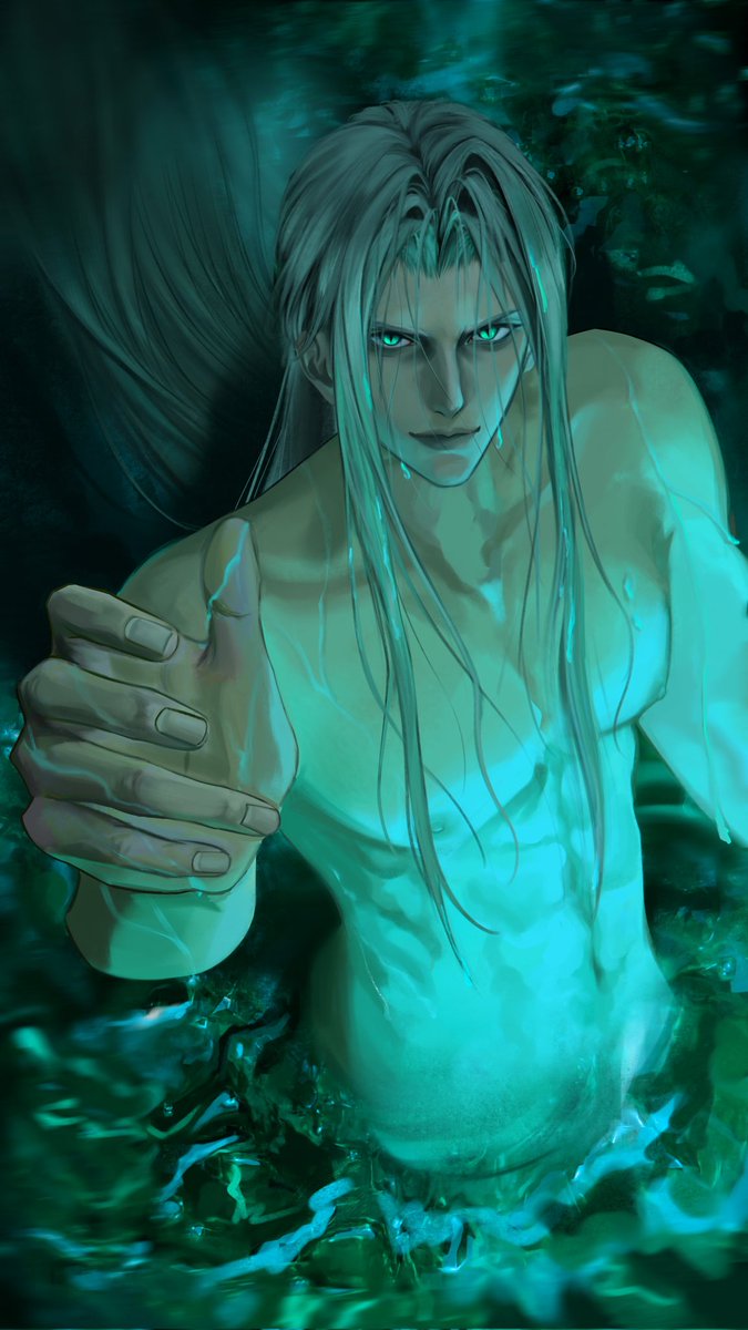 乱画。
今天多打一个标。
#萨菲罗斯 
#Sephiroth
#FF7
#セフィロス