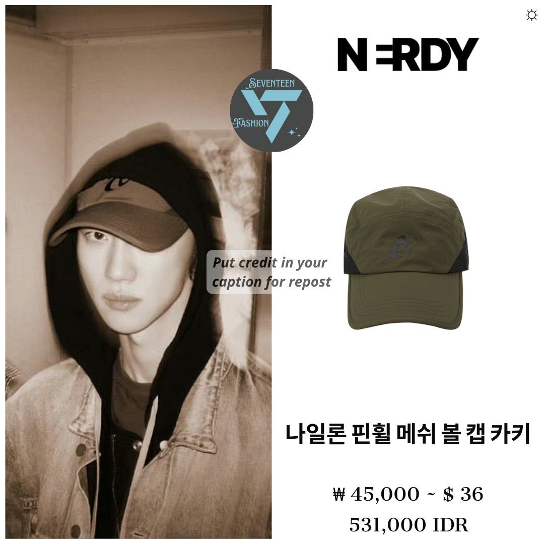 lyjindarydeals's tweet photo. #lyjindaryGA

#SEVENTEEN_RIGHT_HERE_IN_BULACAN 

Seventeen Right Here in Bulacan
fan support GA

1 winner 

prizes:
1 Nerdy Cap in Khaki
(worn by Hao)
1 🐸 photocard holder

free sf for old buyers

rules:
follow, like, and rt

ends Jan 2, 11:59 pm

🏷️ giveaway
cr: @/svt_fashion3 https://t.co/iPYlW77j2D