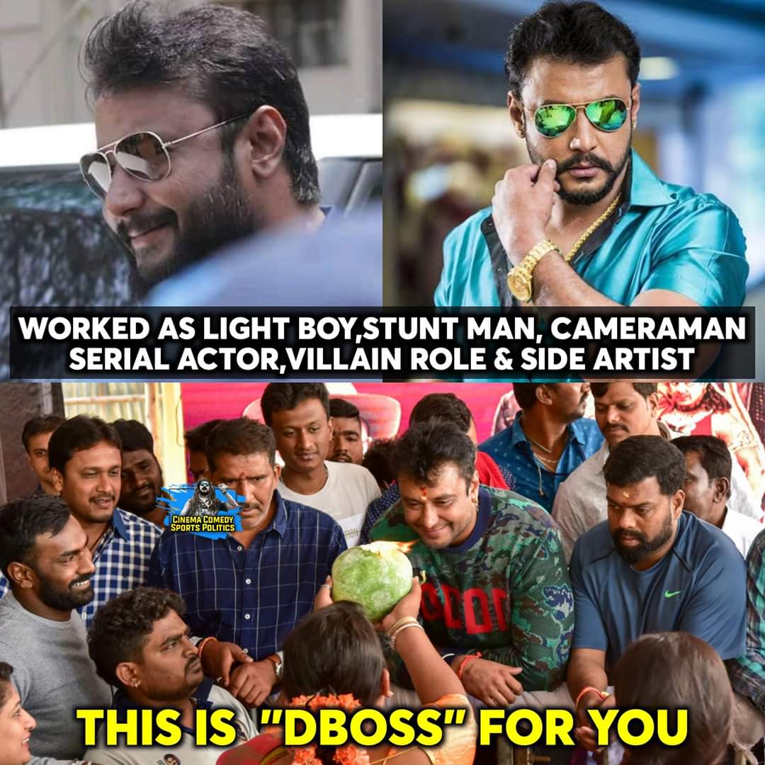 CSDSulthan's tweet photo. Form Zero To HERO🙏🙏
DBOSS Inspiration for many🔥💥
#SpreadBossism
#DBoss #BossOfSandalwood https://t.co/dpJxT6tKxM