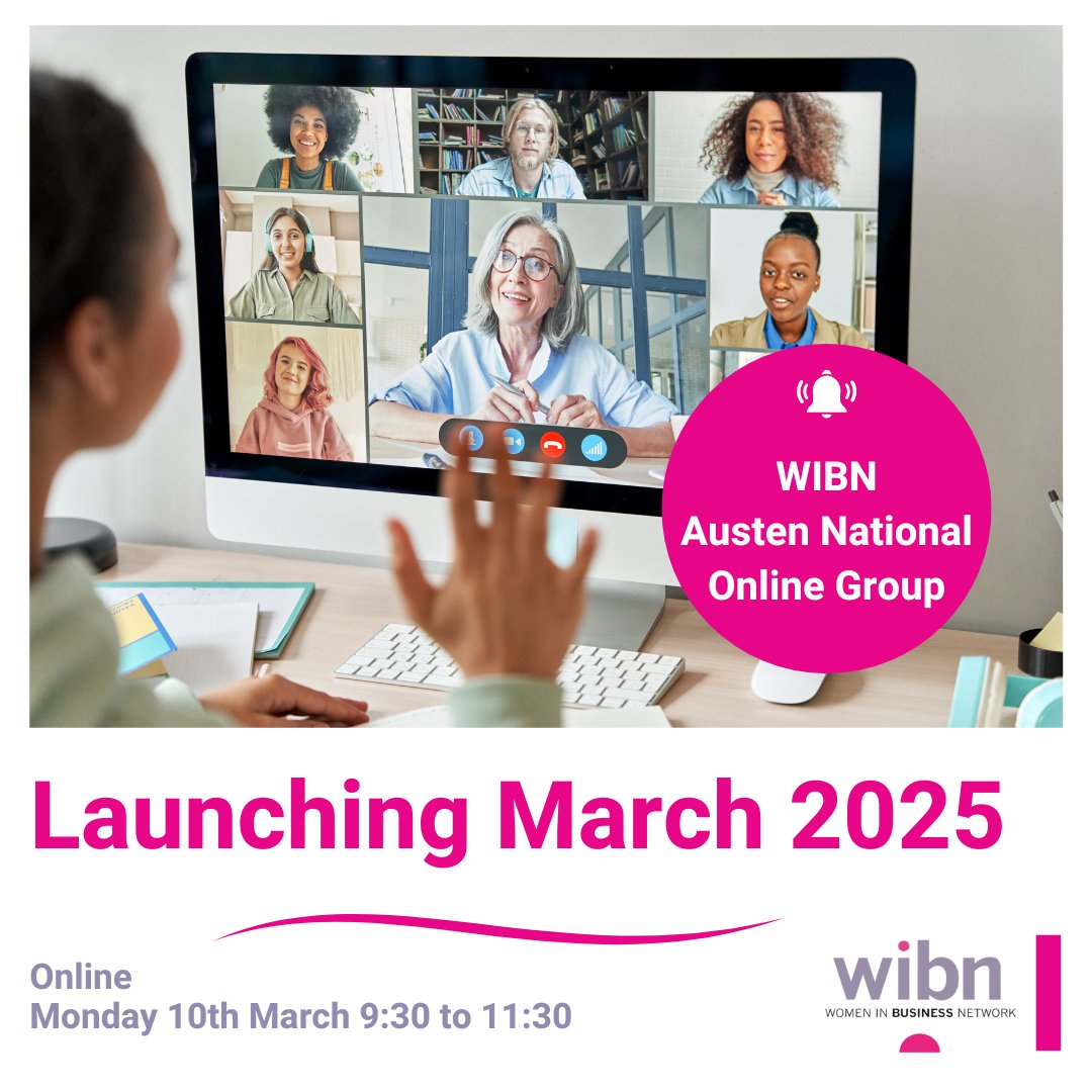 WIBN_Beds_Herts's tweet image. We are delighted to announce the launch of our second online group called Austen (after Jane Austen not Austin Powers).

If you are interested or know of anyone who wants online national networking do get in touch 💜

#onlinenetworking #networkingforwomen #networkingopportunity