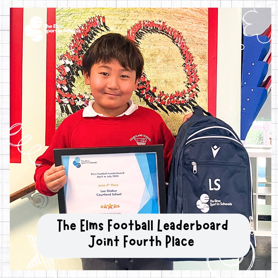 ElmsSIS's tweet photo. Summer Term Football Leaderboard Winners! Congratulations!! @whiteheathinf https://t.co/7nG7Hfq5CU