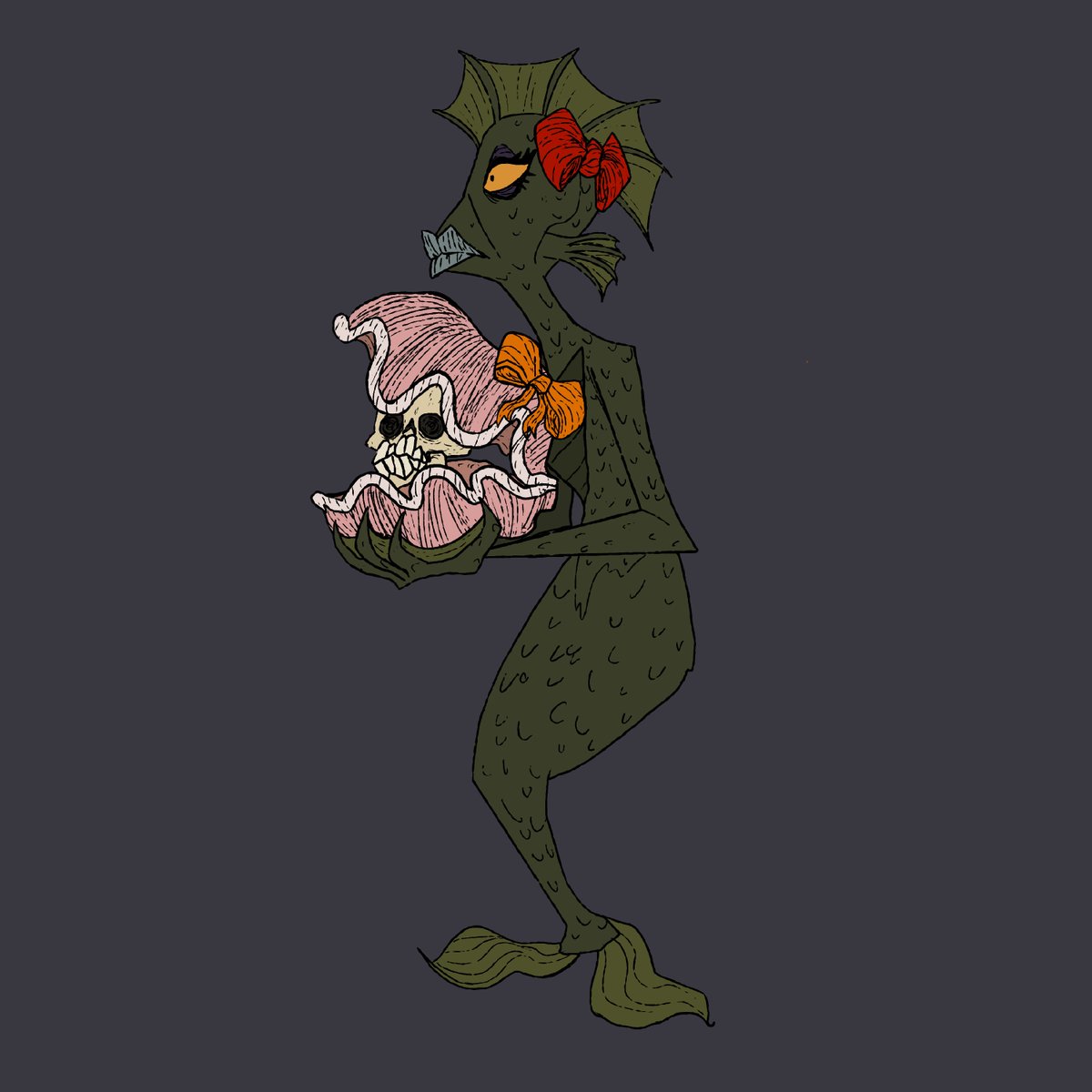 mothmaaan's tweet photo. 20: Undersea Gal
A true queen
#TheNightmareBeforeChristmas #tnbc #halloweentown #UnderseaGal #drawtember #makingchristmas https://t.co/PvFLyyRtW1
