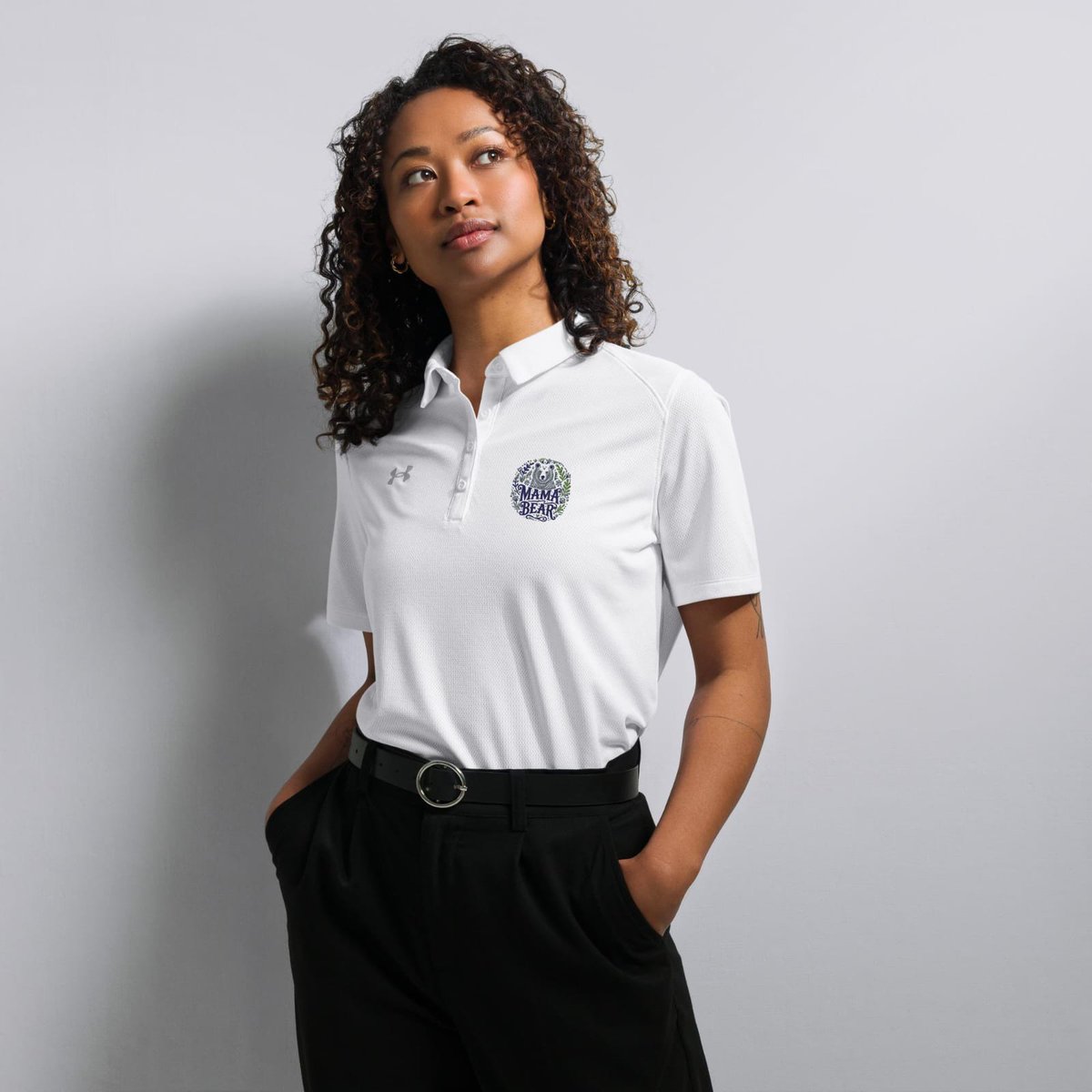 SeamStudio's tweet photo. Under Armour Polo for Mama Bear 

special discount:
https://t.co/QWtGzFlchY https://t.co/9swKV1oeJQ