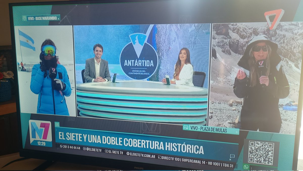 Jonito_076's tweet photo. Un canal del interior del país @canal7mza un sábado 21 de diciembre de 2024 hizo historia. Unió el #Aconcagua con la #AntartidaArgentina felicitaciones y gracias por tan grato momento https://t.co/toAVtloEQ5