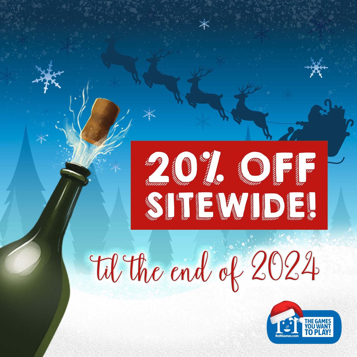 All Games. All Toys. All Expansions. EVERYTHING. 20% OFF til the New Year!
rnrgames.com