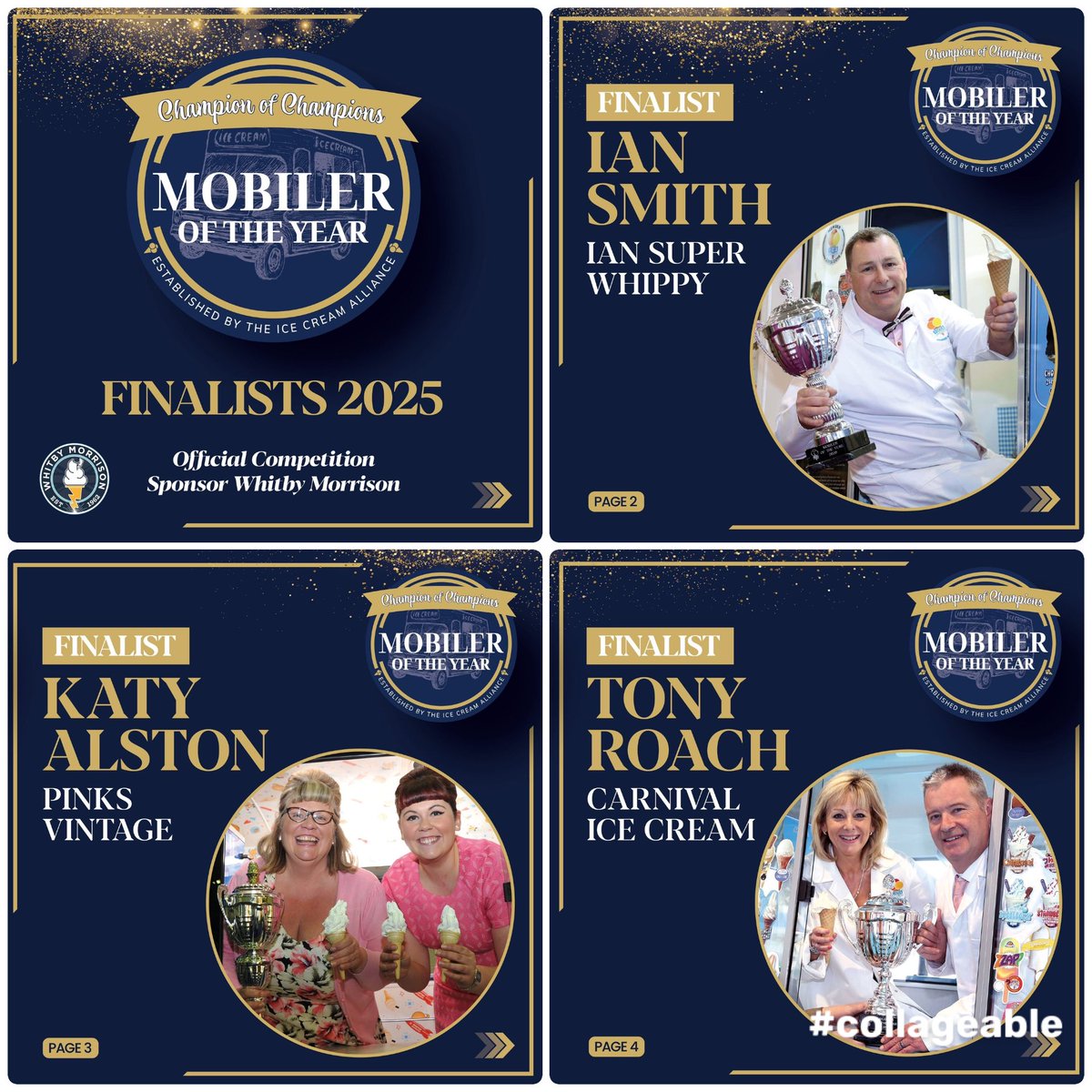 Exciting news! - Ian is in the final 3 for “ Mobiler of the year 2025 - Champion of Champions “ 🥉🥈🥇
( a national competition ran by <a href="/icecreamUK/">The Ice Cream Alliance</a> ) for previous winners. )

Exciting things are coming for 2025 so watch this space…..
Merry Christmas everyone 🎅