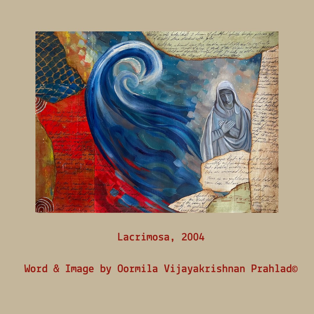 Ink Sweat & Tears (@inksweattears) on Twitter photo Check out this moving Word&Image piece, Lacrimosa, 2004 by Oormila Vijayakrishnan Prahlad <a href="/oormilaprahlad/">Oormila Vijayakrishnan Prahlad</a> - part of our '12 Days of Christmas' feature.
CW: Miscarriage
See the full poem at the link below, or through the link in our bio: inksweatandtears.co.uk/oormila-vijaya… Check out this moving Word&Image piece, Lacrimosa, 2004 by Oormila Vijayakrishnan Prahlad <a href="/oormilaprahlad/">Oormila Vijayakrishnan Prahlad</a> - part of our '12 Days of Christmas' feature.
CW: Miscarriage
See the full poem at the link below, or through the link in our bio: inksweatandtears.co.uk/oormila-vijaya…